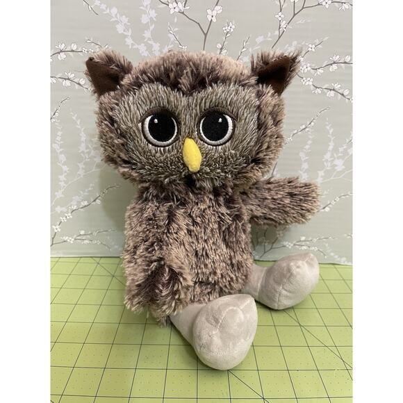 Progressive Plush 10" Calvin Owl Stuffed Animal 2021 Embroidered Eyes Soft Toy - Picture 5 of 9